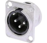XLR embase mâle, contacts droits Neutrik NC3MDL1 Nombre de pôles: 3 argent 1 pc(s)