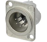 XLR embase mâle, contacts droits Neutrik NC5MD-LX Nombre de pôles: 5 argent 1