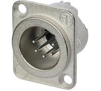 XLR embase mâle, contacts droits Neutrik NC5MD-LX Nombre de pôles: 5 argent 1
