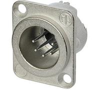 XLR embase mâle, contacts droits Neutrik NC5MD-LX Nombre de pôles: 5 argent 1