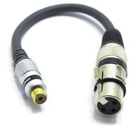 Xlr Female To Rca Female Adapter For Microphone 3 Pin To Rca Audio