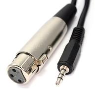 XLR Femelle 3 Broches Femelle vers 3,5 mm l'audio Stéréo Jack Fiche câble 6 m [6 mètre]