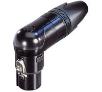 XLR femelle, coudé Neutrik NC3FRX-BAG Nombre de pôles: 3 noir 1 pc(s)
