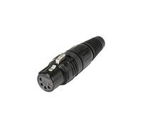 XLR femelle, droit HI-X5CF-B Nombre de pôles: 5 noir