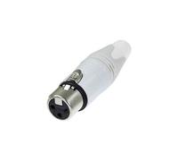 XLR femelle, droit NC3FXX-WT Nombre de pôles (num): 3 blanc