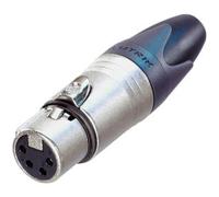 XLR femelle, droit Neutrik NC4FXX Nombre de pôles: 4 argent 1 pc(s)