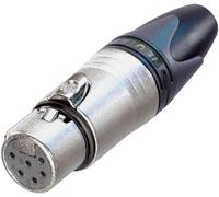 XLR femelle, droit Neutrik NC6FXX Nombre de pôles: 6 argent 1 pc(s)