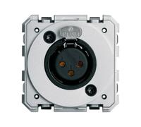 XLR femelle neutre bornier a v - APPAREILLAGE MURAL GALLERY HAGER WXF623