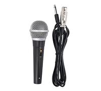 XLR Karaoke Microphone for Singing, Wired Dynamic Vocal Microphone for Speaker, Handheld Mic with XLR to 1/4 inch Cable for Stage & Studio, 9.8ft