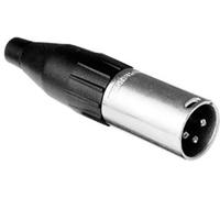 XLR mâle, droit Amphenol AC3M Nombre de pôles: 3 noir, argent 1 pc(s)