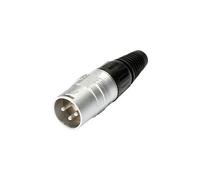 XLR mâle, droit HI-X3CM Nombre de pôles (num): 3 argent, noir