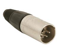 XLR mâle, Droit Neutrik NC4MX Nombre de pôles: 4 Argent 1 pc(s)