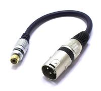 Xlr Male To Rca Female Adapter For Microphone 3 Pin To Rca Audio