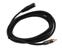 XLR Male to XLR Male Cable 3m 22AWG Oxygen Free Copper Gold Plated