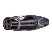 XLR Prise Volante 7 Prises Volantes/Droit XX Terminaux À Soudure Noir