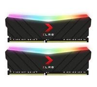 PNY Kit de Modules Mémoire RAM pour Ordinateur de Bureau XLR8 Gaming Epic-X RGB™ DDR4 3600MHz 16GB (2x8GB)