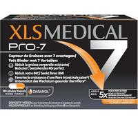 XLS MEDICAL Pro-7 - Gélules pour une aide à la perte de poids - 7 avantages - Perdez jusqu'à 5x plus de poids qu'avec un régime seul (1) - 180 gélules - 1 mois de traitement