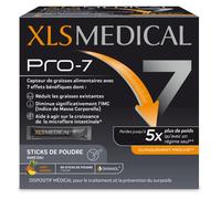 XLS MEDICAL PRO-7 - Sticks De Poudre Pour Une Aide Ã€ La Perte De Poids - 7 Bénéfices (1)(2) - Perdez Jusqu'à 5x Plus De Poids Qu'avec Un Régime Seul (1) - 90 Sticks De Poudre Goût Ananas- 1 Mois