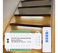 XLSBZ Contrôleur d'éclairage d'escalier à LED - Contrôleur d'éclairage d'escalier LED - Avec détecteur de mouvement - 16 niveaux