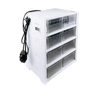 Xlsdlvcnxz Lot de 8 boîtes d'élevage de reptiles en acrylique multi-couches avec coussin chauffant pour reptiles, poissons, amphibiens Blanc