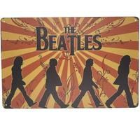 XLSIPOE Plaque murale en métal en étain | The Beatles 20,3 x 30,5 cm | Plaque d'art pour décoration de maison, bar, chambre, garage, grotte | Musique pop rock