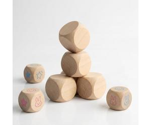 XLTBOMS Lot de 200 Dés en Bois 12 x 12 x 12 mm Dés 6 Faces en Bois Vierges | Blocs Cube Boiss, Dé Personnalisable pour Travaux Manuels, Artisanat, Peinture, Enseignement et DIY, Lisse Sans Bavures