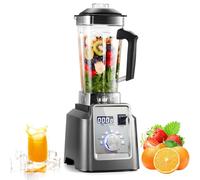 XLTEAM Blender Smoothie 2200W Blender Professionnel Mixeur Puissant Multifonction 2L Capacité 6 Lames 6 Programmes Prédéfinis 9 Vitesses