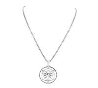 XLTEAM Collier décontracté Pendentif Sceau Démon Collier Couleur Argent Satan ANDRAS pour Collier Hommes/Femmes Bijoux Collier mujer 1341 Bijoux De Fête Cadeau D’anniversaire