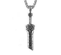 XLTEAM Collier neutre Pendentif Épée cassée Collier pendentif pour hommes Rune scandinave Amulette Bijoux Gothique Punk Mode Simplicité Bijoux réglables Cadeau Cadeaux d’anniversaire