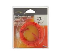XLTECH 103300 câble électrique diamètre Section 1mm² x 10m rouge