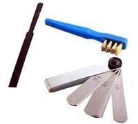 XLTECH Kit bougie - Brosse/lime/10 cales de 0.1 a 0.9mm G