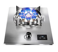 XLTFUC Cuisinière À Gaz, 7,2 KW, 9 Cavités, Flamme Élevée, Support De Pot en Fonte en Verre Trempé, Poêle Indépendante for Camping en Plein Air (Size : NG)