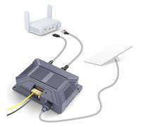 XLTTYWL Injecteur Poe Starlink V3, 200 W 5 en 1 GigE Passif et Protection ESD Gen 3 Starlink 12 V avec Sortie d'alimentation USB et Type-C CC 9-36 V/200 W pour Starlink Gen 3