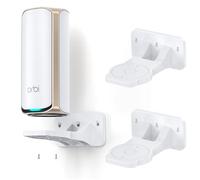 XLTTYWL Support Mural Orbi WiFi 7, Support de Montage ABS pour Orbi 7, optimisation de l'espace, Compatible avec Orbi 360/370/870/970 et Tous Les routeurs Netgear Nighthawk WiFi 7 (Blanc - Lot de 2)