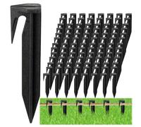 xlwen Lot de 100 Piquet Fil Robot Tondeuse Piquets de Fixation pour Câbles Piquets De Fixation pour Câbles Périphériques Crochet Accessoires pour Câbles pour Définition de Surface de Jardin