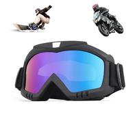 xlwen Lunettes de Ski pour Hommes Femmes,Lunettes de Cross de réglables,Lunettes Moto Coupe Vent Lunettes de Ski d 'anti-UV d'anti-buée Coupe-Vent pour Activités Extérieures