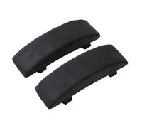 XLWLLNJ 2 Pièces Coussin D'Accoudoir Protège-bras de Fauteuil Rembourrage En Velours avec Surface Incurvée et Sangles de Maintien Adapté pour Le Jeu et, Noir