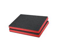 XLWLLNJ 2 Pièces D'inserts En Mousse pour Boîtes à Outils, Doublures de Boîtes à Outils, Coussinets de Mousse D'emballage Amovibles pour, 42.5 Cm X 28.5 Cm X