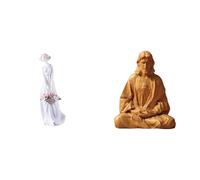 XLWLLNJ 2 Pièces Figurine Humaine Statue de Collection Ornement de Bureau Objet D'Art Création Moderne Aux Détails Vifs Approprié pour La Chambre Le Salon et