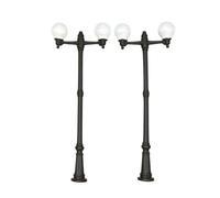 XLWLLNJ 2 Pièces Lampadaire Miniature en Résine | Polyvalent, Lampe, pr Diorama, Modélistes