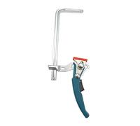 XLWLLNJ 2 Pièces Ratcheting Table Clamp Réglable Pince Robuste pour Rail de Guidage Cliquet à Barre Stable Libération Rapide Structure Métallique Résistante A, 1 pièce