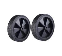 XLWLLNJ 2 Roues Rechange pour Chariot, pneus brouette, Accessoires pour Tondeuse à Gazon, pneus antidérapants pour Camping et Plage, 5 Pouces Rubber
