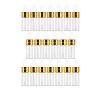 XLWLLNJ 20 Pièces Flacons Compte-gouttes Verre Refillable pour Huiles Essentielles Huiles de Parfum Huiles Cheveux Bouteilles Liquides Bouche Lisse Facile à