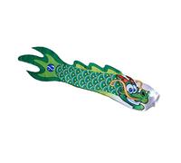 XLWLLNJ 5 Modèles de Manches à Air Ornées de Dragons Chinois et de, Idéales pour Décorer Un Mur, Vert