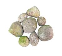 XLWLLNJ 8 Pièces Pierre Artificielle Roche Sable Mousse Ornement Décoratif Texture Naturelle Adaptée pour Jardin Hôtel Parc Cour Rue Commerçante, Gris