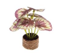XLWLLNJ Accessoire on Ppée Réaliste Plante Miniature Pot Tressé Légère pr Diorama,