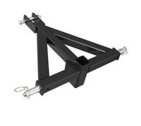 XLWLLNJ Attelage Remorque Adaptateur Trois Attache Remorque Adaptateur Attelage Support Triangulaire Acier Convient à Une Boule 2 Pouces Cadre en Tubes Carrés