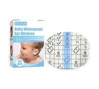 XLWLLNJ Autocollants D'oreille Imperméables pour Bébé, 30 Pièces, pour Jeunes Enfants, Faciles à Déchirer