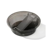 XLWLLNJ Bassine à Linge avec Planche à Laver Intégrée Bassin Cuve Lavabo Polypropylène Robuste pour Usage Intensif Profondeur Accrue pour Tremper Pulls et, Noir Transparent, Moyen