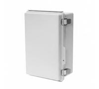 XLWLLNJ Boîtier Étanche Boîte de Jonction Coffret Électrique Boîte de Raccordement Coffret de Commande avec Couvercle Transparent et Verrou à Clip Usage, Gris, 290x190x140mm